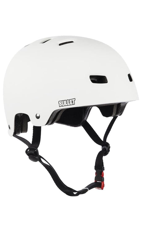 Deluxe T35 Casque Skate Roller Matt White Adulte#CasquesBullet