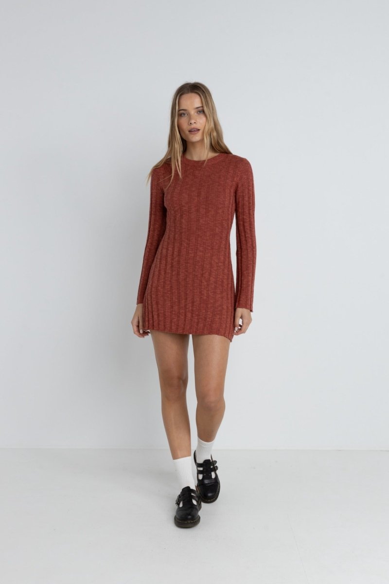 Empire L/S Knit - Robe Courte FemmeDressRhythm