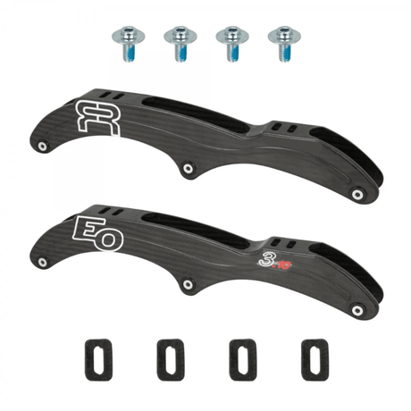 EO Carbon Frames E2 - 4X100 - 12"0 - Platines RollerPlaquesFr Skates