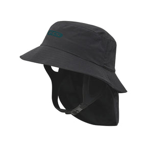 Essential Surf Bucket Hat Black/Teal - Bob de SurfChapeauxFcs