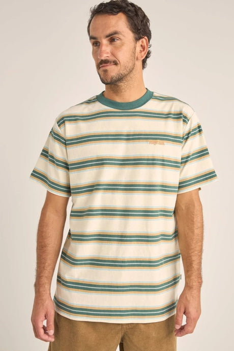 Everyday Strip Ss T-Shirt Homme#Tee ShirtsRhythm