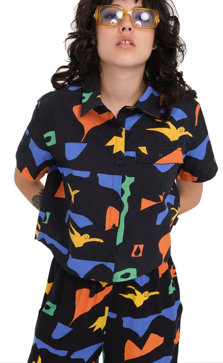 Fa Arthur Longo Chemise Manches Courtes Femme#ChemisesVolcom