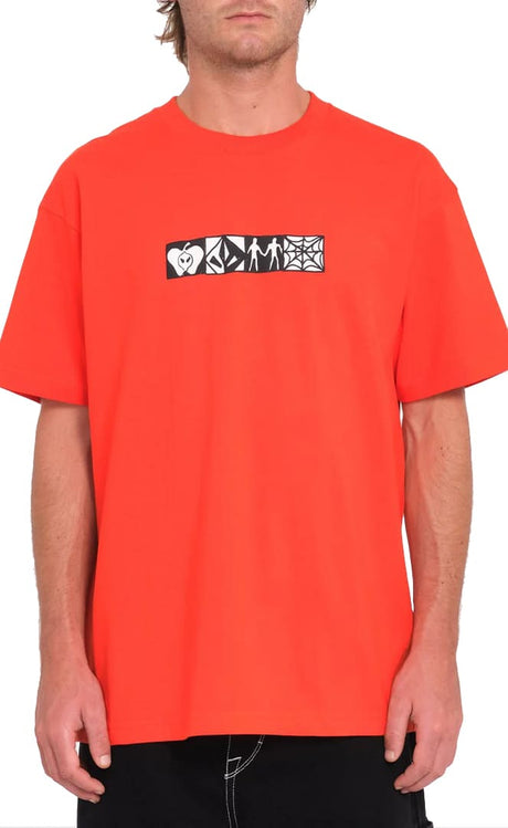 Fa Keutchi 3 Tee Shirt Coupe Classique Manches Courtes Homme#Tee ShirtsVolcom