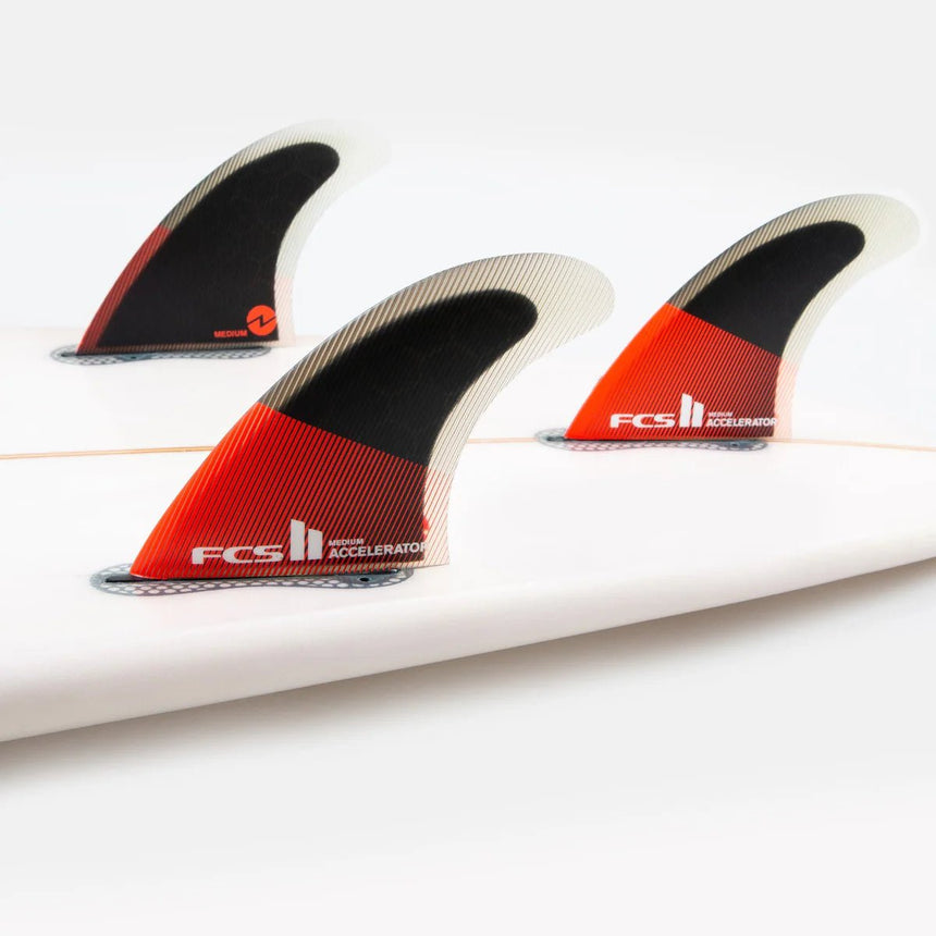 FCS II Accelerator PC Tri Retail Fins Red/Black#DérivesFcs