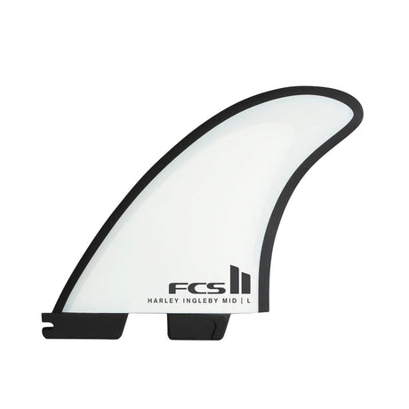 FCS II Harley Mid Tri - Quad PC Retail Fins Black/White#DérivesFcs