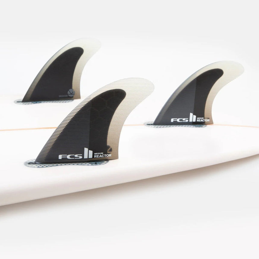 FCS II Reactor PC Tri Retail Fins Charcoal/Black#DérivesFcs