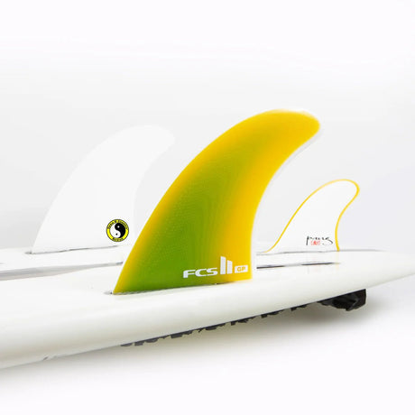 FCS II T&C PG Twin + 1 Fade Retail Fins Yellow Fade#DérivesFcs