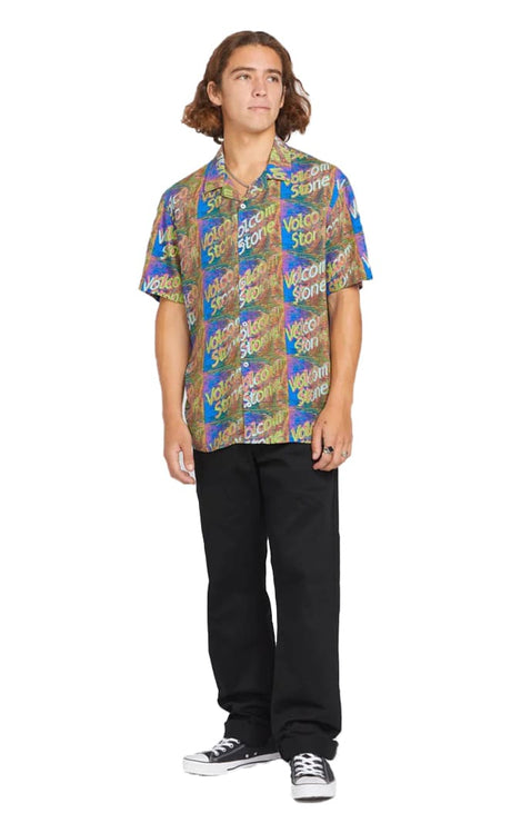 Fergadelic Chemise Manches Courtes Homme#ChemisesVolcom