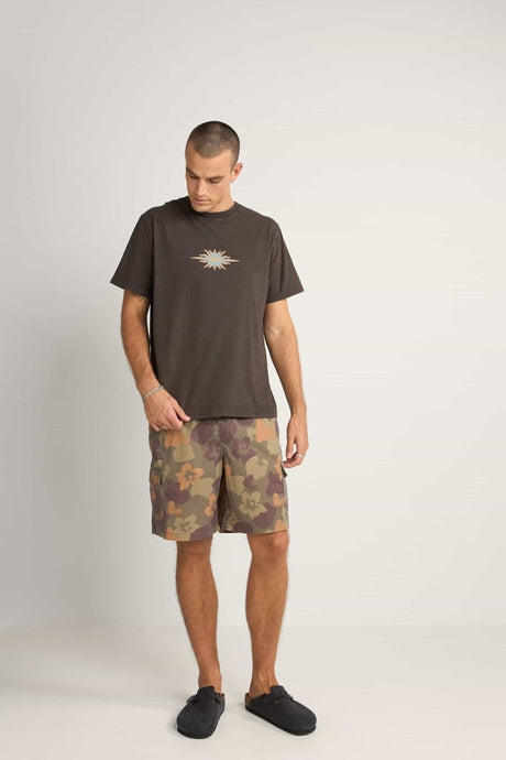 Flame Printed Vintage Ss T-Shirt Homme#Tee ShirtsRhythm