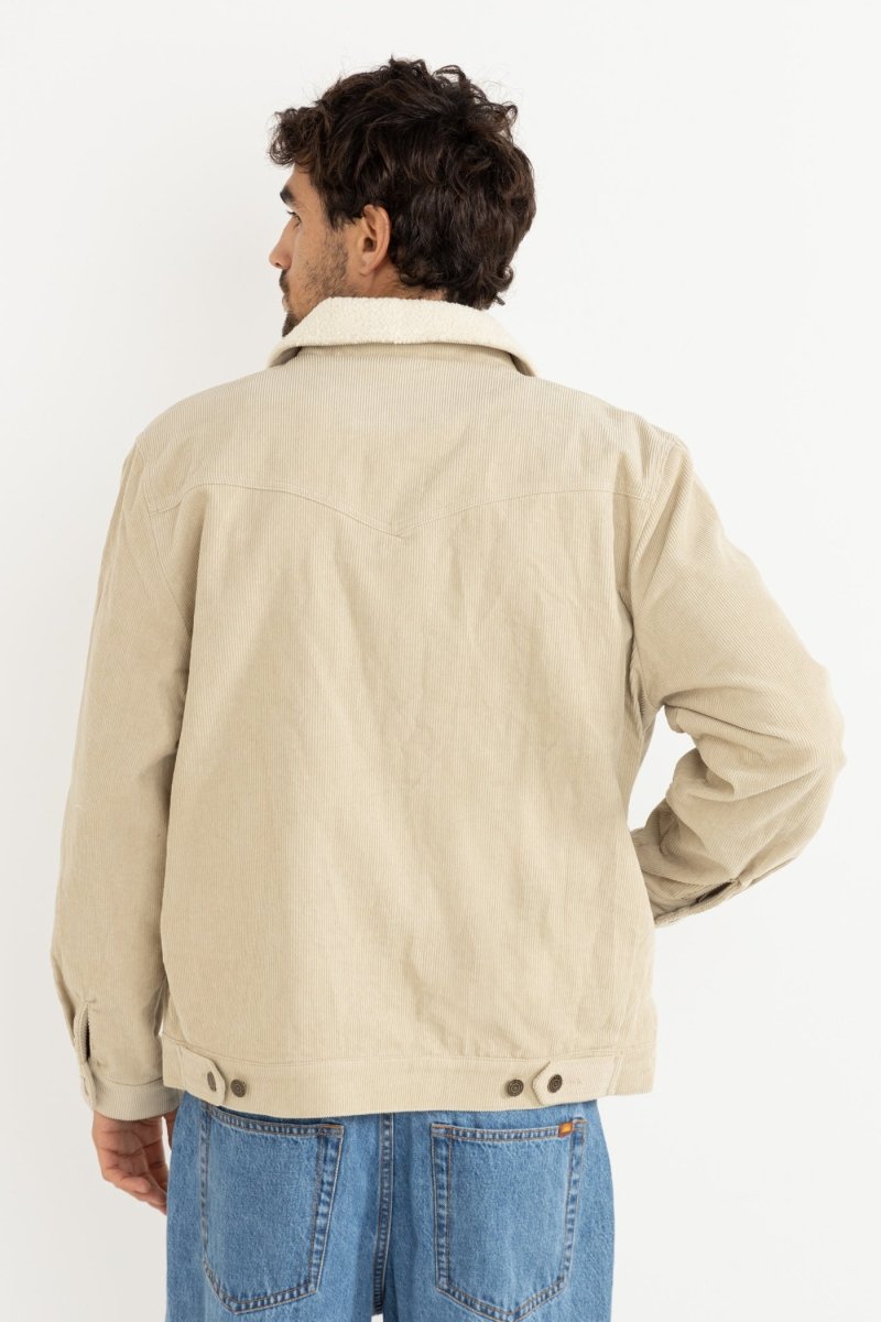 Flannel Lined cord Trucker - Veste HommeVestesRhythm