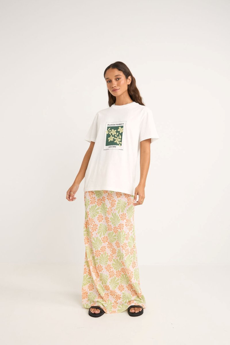 Flower Market Boyfriend T-Shirt Femme#Tee ShirtsRhythm