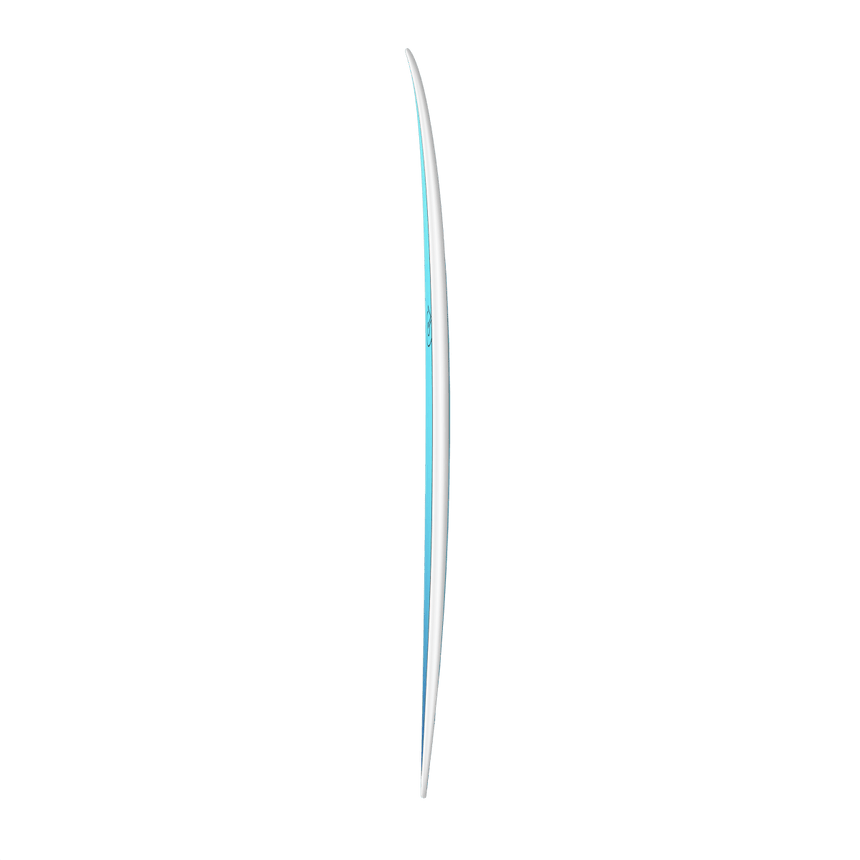 Fun Tet Retro Fade White Rail 7"2 Planche De Surf FunboardFunboard / HybrideTorq