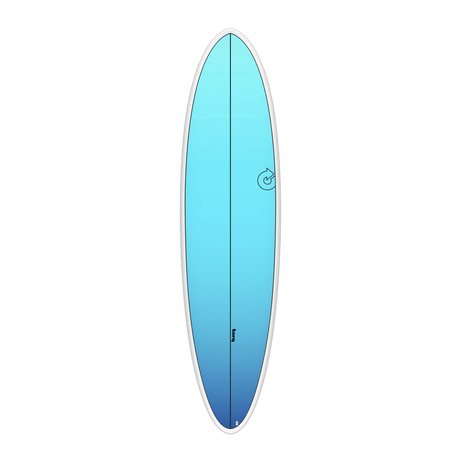 Fun Tet Retro Fade White Rail 7"2 Planche De Surf FunboardFunboard / HybrideTorq