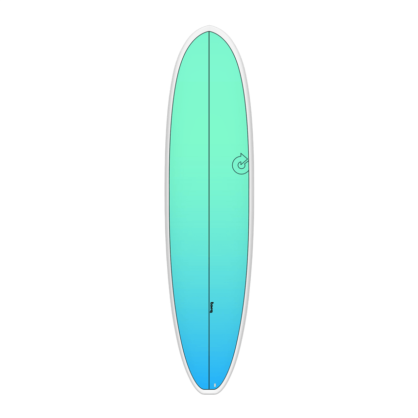 Fun V+ Tet Retro Fade White Rail 7"8 Planche De Surf FunboardFunboard / HybrideTorq
