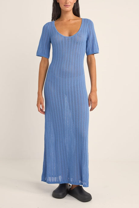 Georgia Short Sleeve - Robe Longue FemmeOverswimRhythm