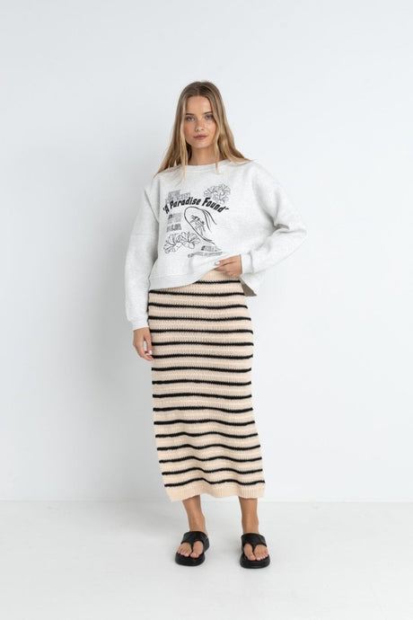 Highline Stripe Knit - Jupe Mi-Longue FemmeSkirtRhythm