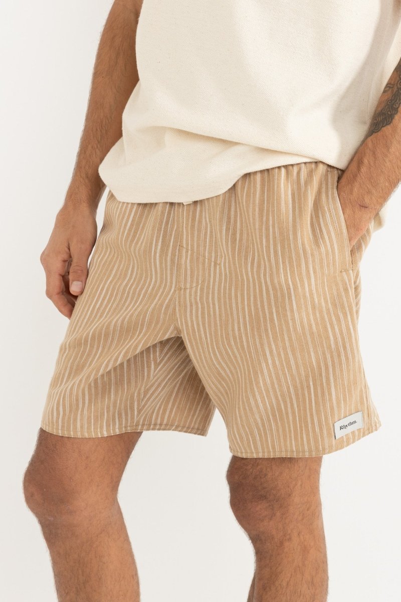 Jacquard Linen Jam - Short HommeShortsRhythm