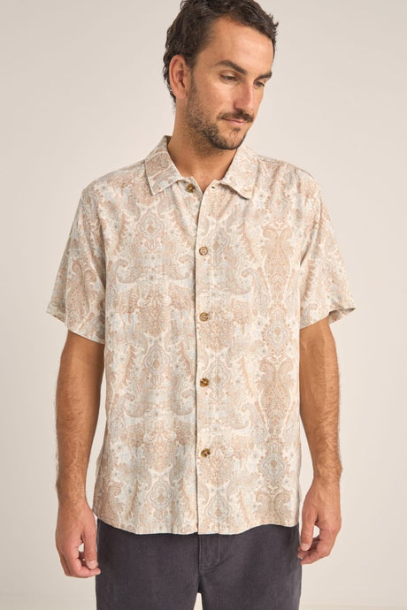 Jean Paisley Ss Chemise Homme#ChemisesRhythm