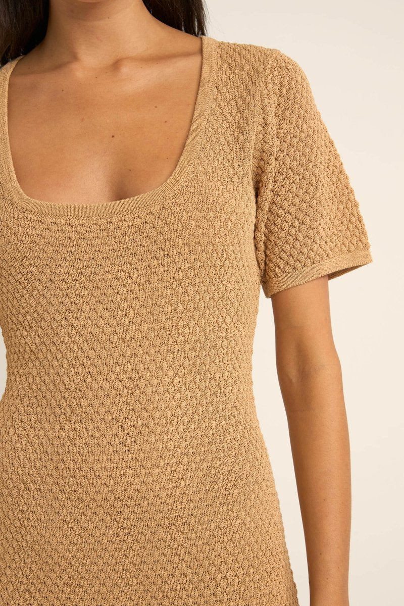Joni Knit Mini Robe Femme#OverswimRhythm
