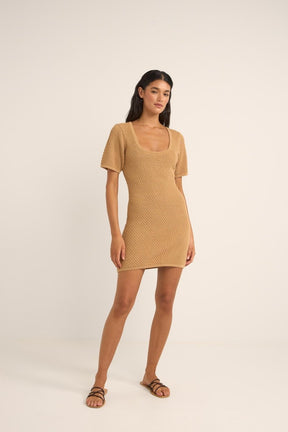 Joni Knit Mini Robe Femme#OverswimRhythm