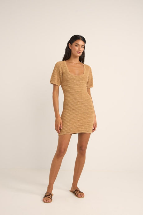 Joni Knit Mini Robe Femme#OverswimRhythm