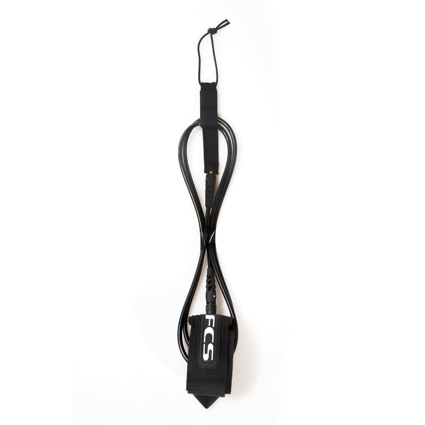 FCS 6' Comp Classic Zwarte surf leash