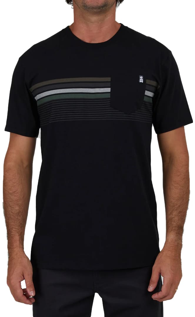 Lineup Stripe Premium T - Shirt S/S Homme#Tee ShirtsSalty Crew