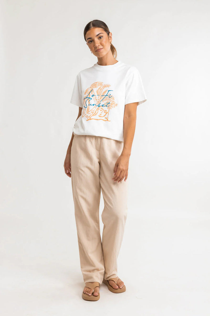 Lo Fi Sunset - S/S T-Shirt FemmeTee ShirtsRhythm