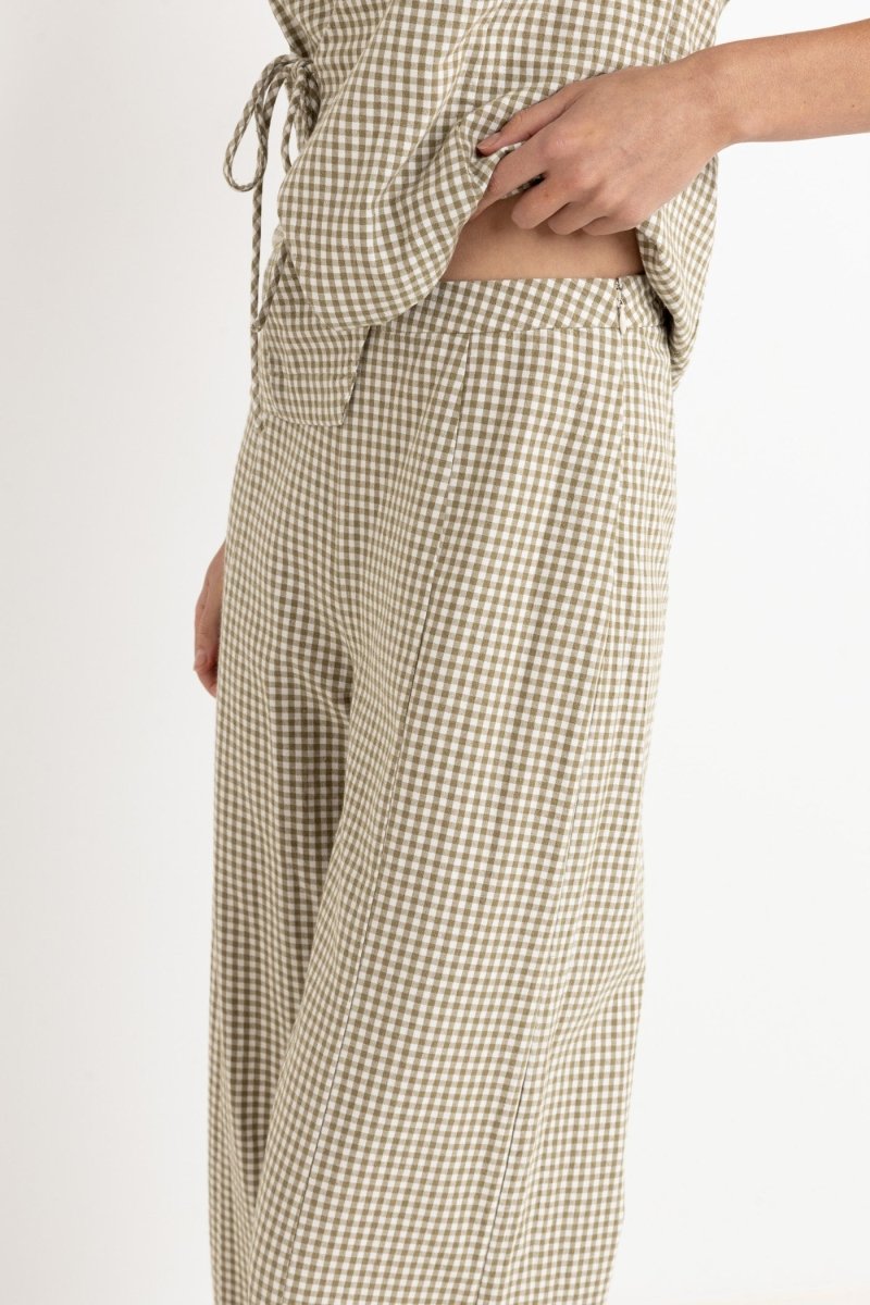 Lola Check Wide Leg - Pantalon FemmePantalonsRhythm