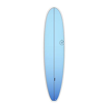 Long Tet Retro Fade White Rail 8"0 Planche De Surf LongboardLongboardTorq