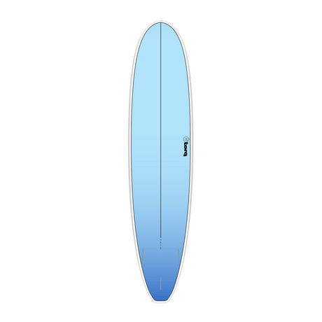 Long Tet Retro Fade White Rail 8"0 Planche De Surf LongboardLongboardTorq