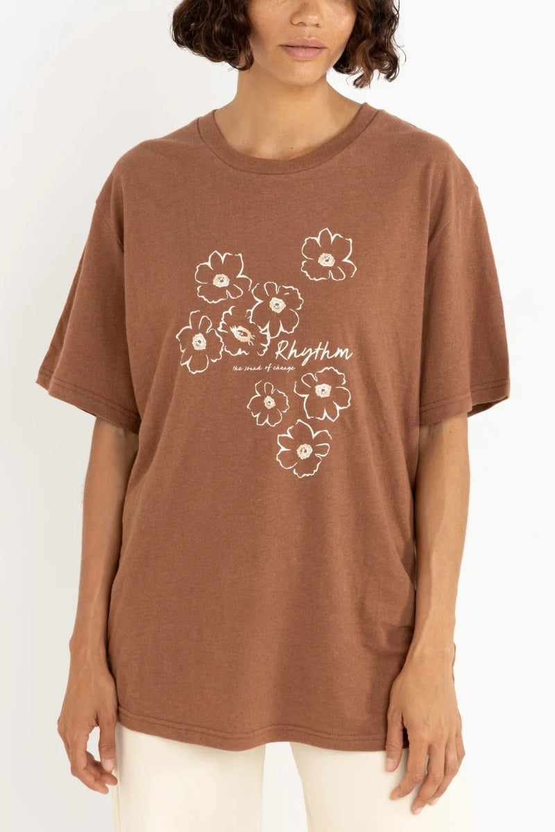 Lulu Floral - T Shirt Oversize FemmeTee ShirtsRhythm