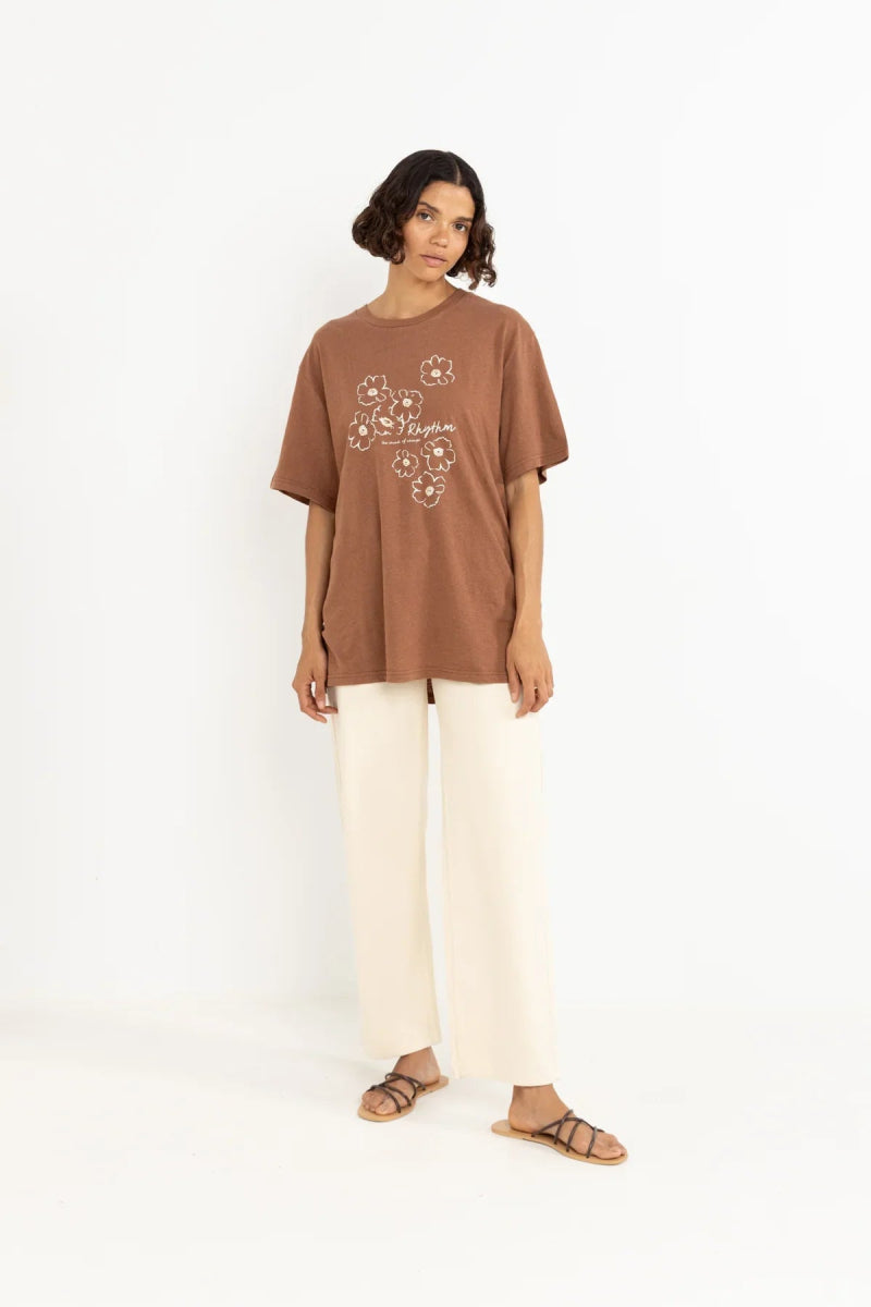 Lulu Floral - T Shirt Oversize FemmeTee ShirtsRhythm