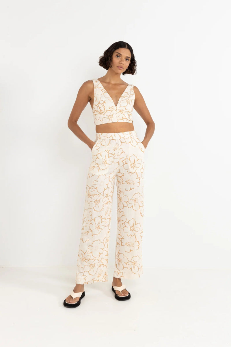 Lulu Floral Wide Leg - Pantalon FemmePantalonsRhythm