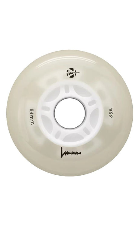 Luminous White Glow 85A Roues de Roller en Ligne Lumineuses#Roller WheelsLuminous
