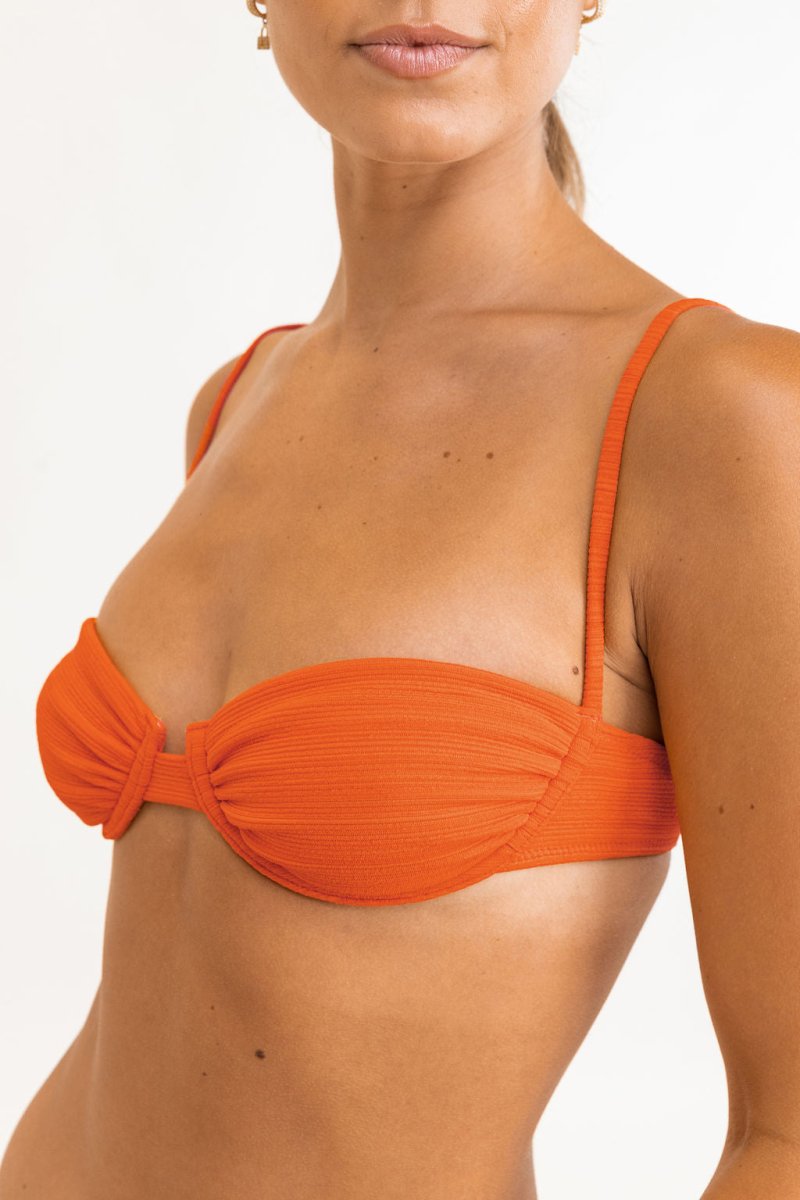 Marle Gathered - Haut De Maillot FemmeMaillots De BainRhythm