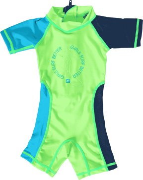 Message Girls - Shorty SPF 50+ S/S Lycra Surf BébéLycrasMdns