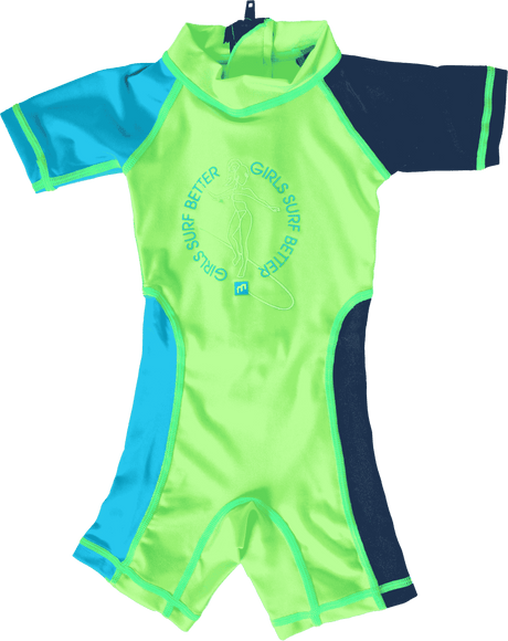 Message Girls - Shorty SPF 50+ S/S Lycra Surf BébéLycrasMdns