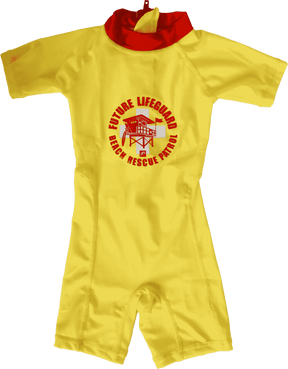 Message Lifeguard - Shorty SPF 50+ S/S Lycra Surf BébéLycrasMdns