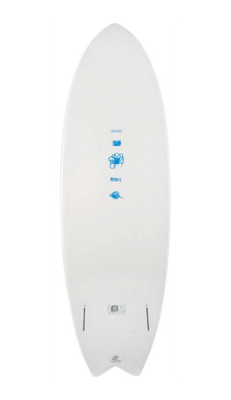 Misfit Beach Cloud SW Futures - Planche Surf FishFishSurftech