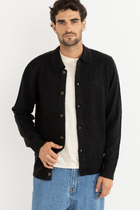 Mohair Button up - Gilet en laine HommePullRhythm