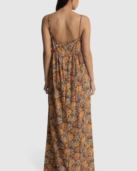 Oasis Floral - Robe Longue FemmeDressRhythm