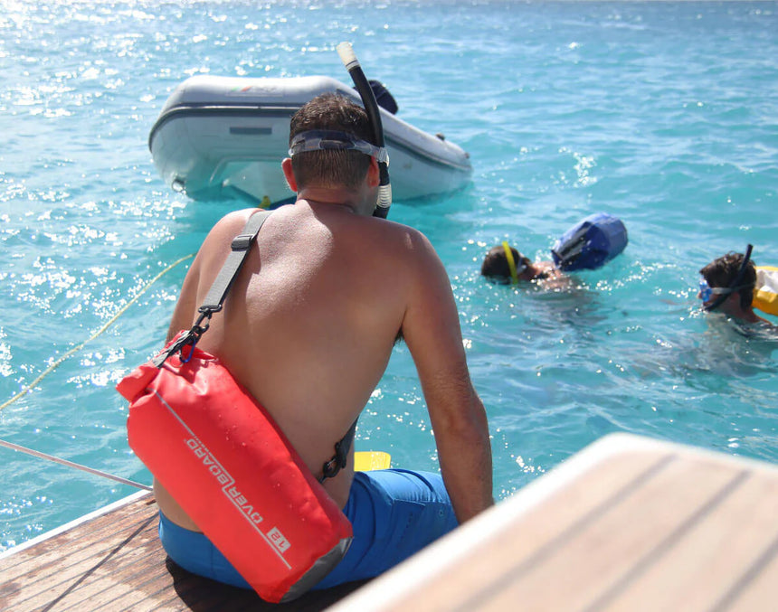 Saco Tubular Seco - Saco Tubo Em Bandoleira Impermeável Vermelho 40L