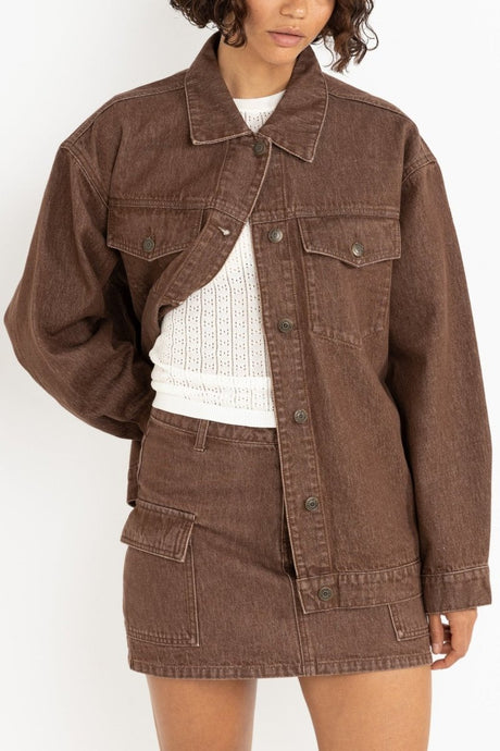 Oversized Denim - Veste Oversize FemmeVestesRhythm