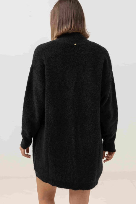Oversized Knit Cardigan Femme#PullRhythm