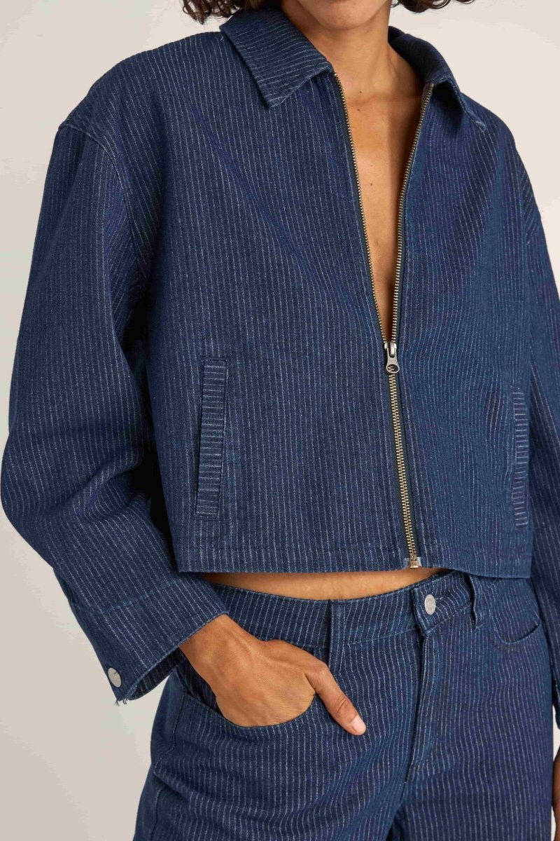 Pinstripe Cropped - Veste FemmeVestesRhythm