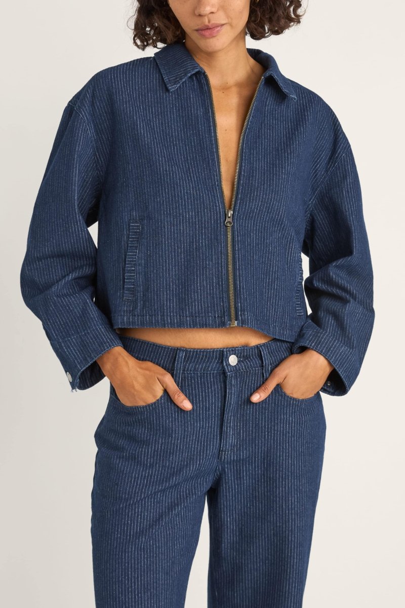 Pinstripe Cropped - Veste FemmeVestesRhythm