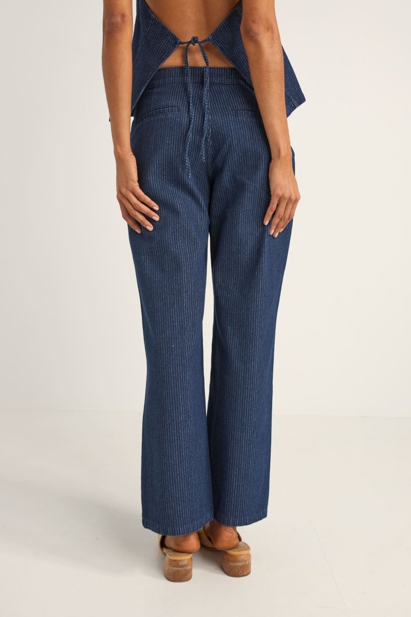 Pinstripe Mid Rise - Pantalon FemmePantalonsRhythm