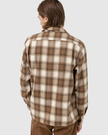 Plaid Ls Chemise Manches Longues Flanelle HommeChemisesRhythm