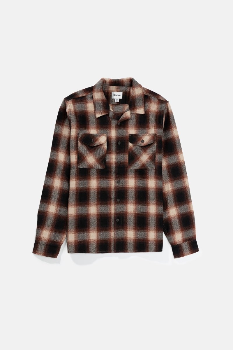 Plaid Ls Chemise Manches Longues Flanelle HommeChemisesRhythm
